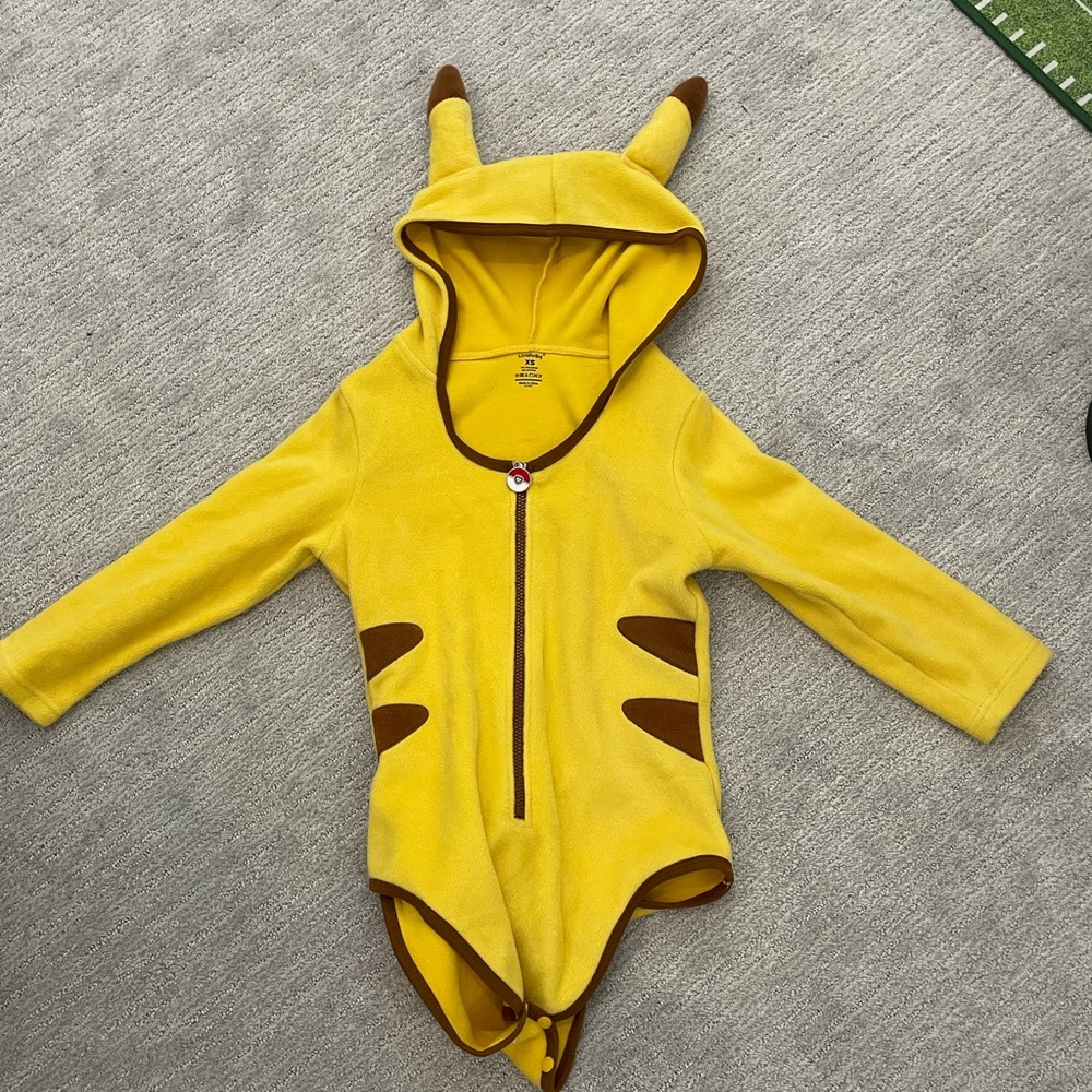 XS Pikachu Hooded Onesie